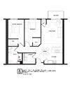 2 bed 1 bath